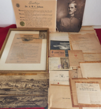 WWI Lot 1918 Army Appointed Captain Military Doctor Letter Ephemera History - £392.67 GBP