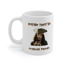 LaModaHome Johnny Depp Court Maybe They&#39;re Hearsay Papers Jack Sparrow Accent Co - £15.88 GBP