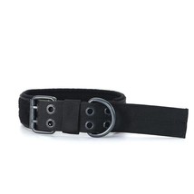 Stylish Striped Canvas Dog Collar For Medium And Large Dogs - £13.54 GBP