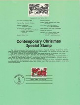 U.S. Souvenir Page SP709 / 2166 Christmas Poinsettias Flowers FDC ZAYIX 0311-SL8 - £1.57 GBP
