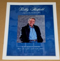 Bobby Hatfield Righteous Brothers Funeral Program Vintage 2003 Irvine Ca... - $499.99