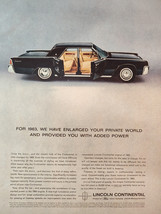 1962 Esquire Original Advertisement for 1963 LINCOLN CONTINENTAL - $10.80