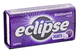 Wrigley&#39;s Eclipse Mints Blackcurrant Flavored Sugar Free - 4 Count - £19.67 GBP