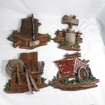 Sexton 1976 Outdoor Scenes Country Wall Hangings Gardening USA - £13.98 GBP