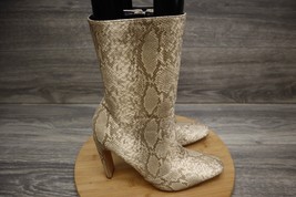 Cape Robbin Shoe Womens 9M Boots Stiletto Snake Print Heel Zip Boomslang... - £28.31 GBP