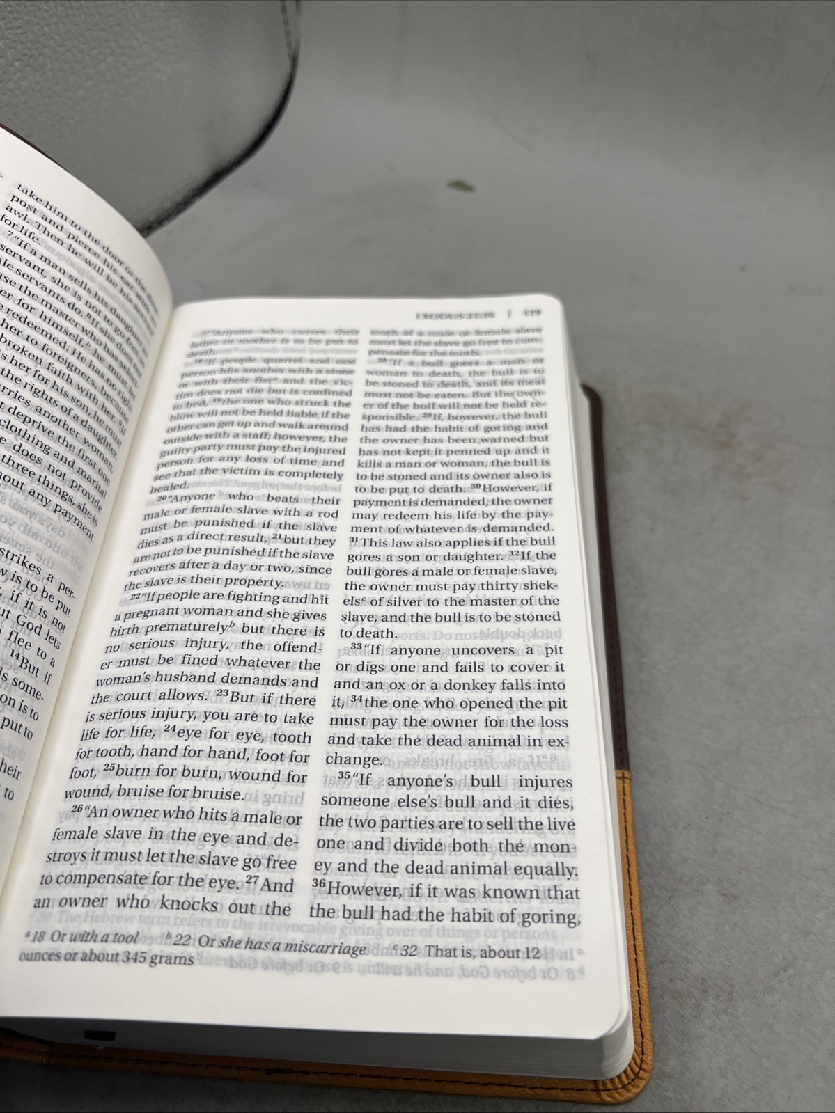 NIV Church  Holy Bible, Large Print By Zondervan 2011, Leather Back Item image 8