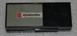 Vintage Gillette  Safety Razor Adjustable Techmatic &amp; Plastic Case Free ... - $16.82