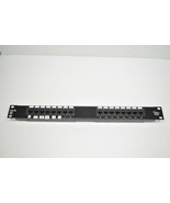 Quest Rack Mount Patch Panel 16 Channel Plug Cat. 5e   pn#- NPP-1016 - $62.32 CAD