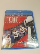 NEW ENGLAND PATRIOTS Los Angeles Rams Super Bowl LIII 53 Blu-ray + DVD T... - £6.18 GBP