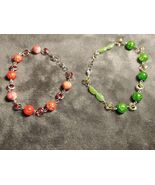 Colored Chain Bracelets - $16.00