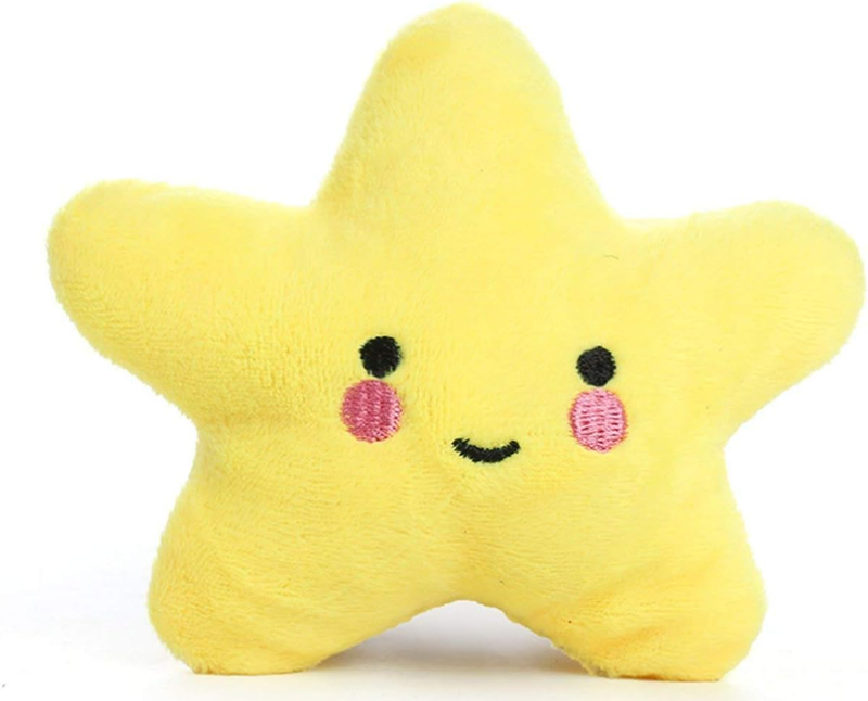 Pet Bite Squeaky Toys Smile Star Cute Stuffed Toys for Dogs Puppy Biting BB Soun Item image 5