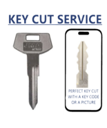 KEY CUT SERVICE + GM B68 / P1099 Mechanical Key Double-Sided (JMA GM-22) - $18.69