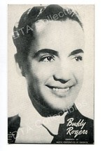 BUDDY ROGERS-MUTOSCOPE ARCADE CARD-1940 G - $16.30