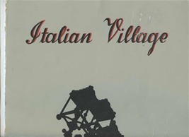 Italian Village Menu Oak Lawn Hall Dallas Texas South&#39;s Finest Restaurant 1954 - £77.27 GBP