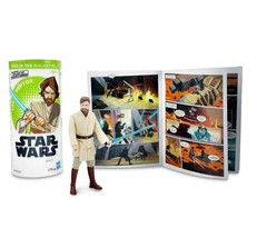 Star Wars Galaxy Of Adventures Obi-Wan Kenobi 3.75 In Action Figure Mini Comic - £10.69 GBP