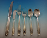 Stradivari by Wallace Sterling Silver Flatware Set For 12 Service 78 Pieces - $4,648.05