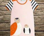NEW Girls Pink Owl Short Sleeve Shift Dress 2T - $12.99