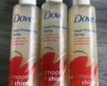 Dove Heat Protection Spray Smooth and Shine 3 Pack Nourishing - £31.53 GBP