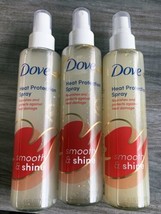 Dove Heat Protection Spray Smooth and Shine 3 Pack Nourishing - £31.00 GBP