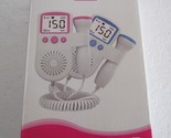 Fetal Doppler Monitor Ultrasound Baby Heart Rate Fetus Movement Pink JSL... - $25.99