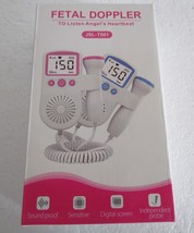 Fetal Doppler Monitor Ultrasound Baby Heart Rate Fetus Movement Pink JSL-T501 - £17.57 GBP