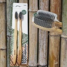 Lindo Charcoal Infused Bristle Teeth Toothbrush Sustainable Sourced Recyclable  - £5.61 GBP