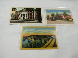 VTG 1924 -1950 Lot of 3 Postcard Souvenir Photo Travel Connecticut - £15.53 GBP