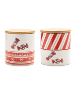 Ceramic Peppermint Candy Canister (Set of 4) - 851503 - $1,129.22 MXN