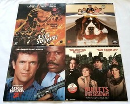 City Slickers, Beethoven, Lethal Weapon 2 &amp; Bullets Over Broadway Laserdisc Lot - £11.71 GBP