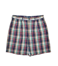 Polo Ralph Lauren Shorts Mens 34 Tyler Plaid Cotton Bermuda Madras Multi... - $22.11