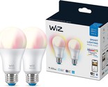 Wiz Connected 2-Pack Color 60W A19 Smart Wifi Light Bulb, 16 Million, 2 ... - $37.95