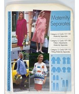 Vintage Sewing Pattern For Maternity Separates Dresses &amp; Tops Sizes S-L - $13.10 CAD