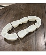 Fenton Clusterettes 1950s Milk Glass 4 pc Floral Candle Arranging Set - $67.68 CAD