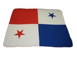 sup Super Soft Panamanian Flag Fleece Blanket 5 ft x 4.2 ft. Bandera de ... - £13.95 GBP
