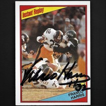 Franco Harris autograph signed 1984 Topps card #166 Steelers - £63.94 GBP