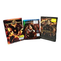 3 Hunger Games Catching Fire Mockingjay Part 1 DVDs Blu-Ray Combo New - $9.89