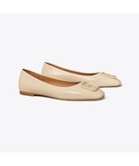 7 - Tory Burch Beige Brie Leather Georgie Ballet Flats Shoes NEW w/ Box ... - £119.54 GBP