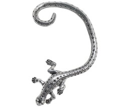 LAST CHANCE! Fire Lizard Salamander Ear Wrap Left Earring Alchemy Gothic E419 - £17.50 GBP