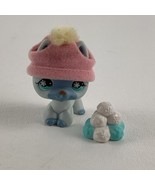 Littlest Pet Shop #689 German Shepherd Winter Fun Dog Figure LPS 2007 Ha... - $39.55