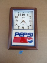 Vintage Pepsi Hanging Wall Clock Sign Advertisement  A5 - £140.54 GBP