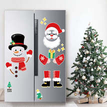 Santa Snowman Fridge Magnet Cute Magnetic Sticker - £1,229.64 GBP+