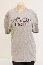 District Heather Gray Cat &amp; Dog Mom Short Sleeve T Tee Shirt Women&#39;s M NEW - £27.86 GBP
