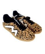 New Madden Girl Womens Gia Low-Top Leopard Print Fashion Sneakers Shoe Size 7.5 - $35.66 CAD