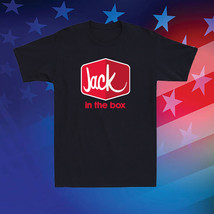 New Shirt Jack in The Box Hamburgers Restaurant Logo T-Shirt Mens USA Si... - £19.75 GBP+