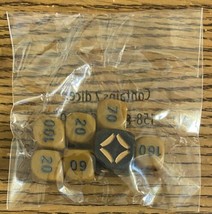 Pokemon TCG Shining Fates Die Set of 7 Dice From Elite Trainer Box - £5.42 GBP