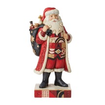 Jim Shore FAO Schwarz Santa Holding Sack 10.5" High Resin Christmas Collectible image 1