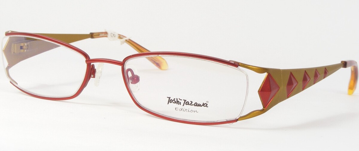 JOSHI JAZAWA 791 RD RED UNIQUE EYEGLASSES GLASSES FRAME 52-18-135 German... - $86.75