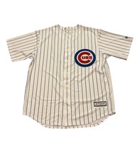 Majestic Chicago Cubs Cool Base MLB Baseball Jersey White Men&#39;s Size Lar... - $911.34 MXN