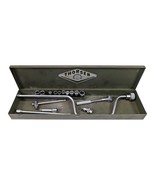 Vintage Thorsen Tools USA Toolbox Metal Box 1/4&quot; Ratchet Sockets 1420 - $48.49