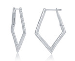 Classic of ny Women&#39;s Earrings .925 Silver 286337 - £79.38 GBP